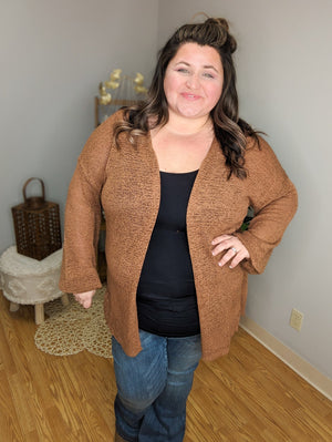 The One Lightweight Caramel Cardigan CARDIGAN heyson 