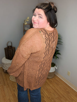 The One Lightweight Caramel Cardigan CARDIGAN heyson 