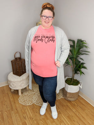 Triple Stretch Solid Ribbed Cardigan CARDIGAN Michelle Mae 