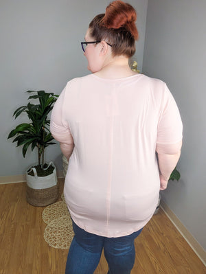 ECO V-neck Short Sleeve Top (4 colors) SHORT SLEEVE TOPS rae mode 