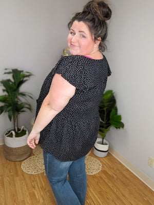 Let's Polka Baby Ribbed Top (3 colors) Tops BE STAGE 