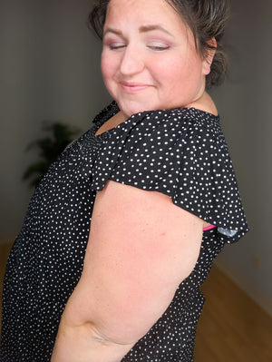 Let's Polka Baby Ribbed Top (3 colors) Tops BE STAGE 
