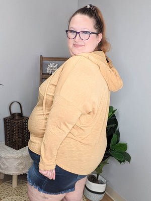 Seeking the Sun Hooded Pullover LONG SLEEVE TOPS WHITE BIRCH 