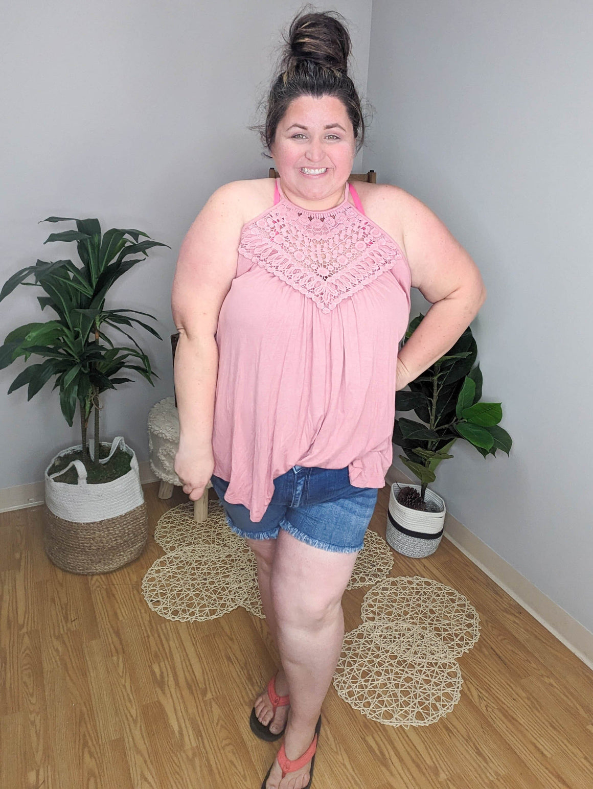 Sweet Ambition Crochet Lace Tank Top tank GEEGEE 