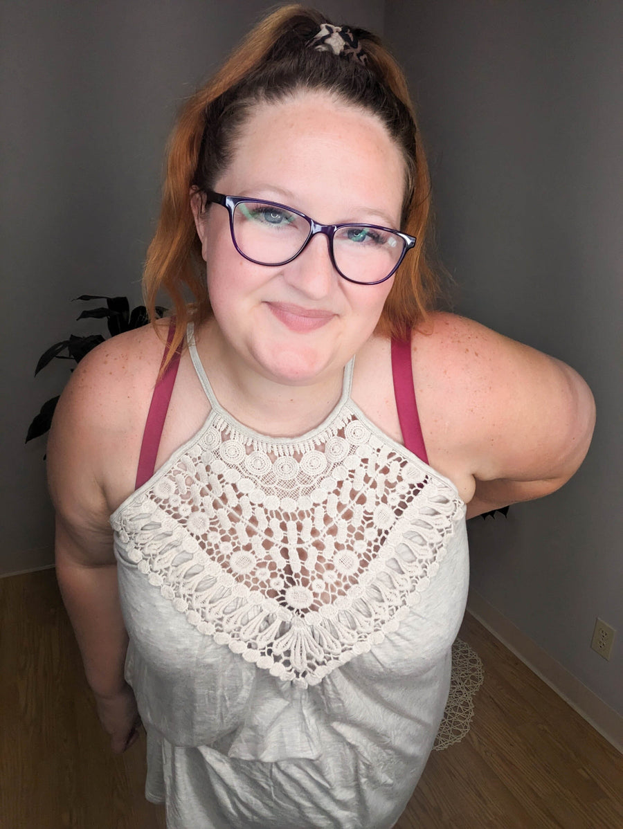 Sweet Ambition Crochet Lace Tank Top tank GEEGEE 