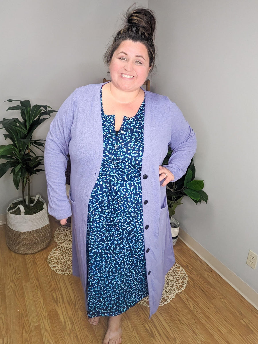 Call It a Tie Button Front Comfy Dress Dresses Michelle Mae 