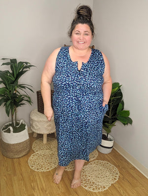 Call It a Tie Button Front Comfy Dress Dresses Michelle Mae 