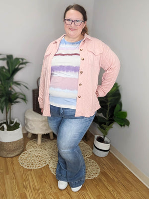 SALE- Retro Summer Stripes Top