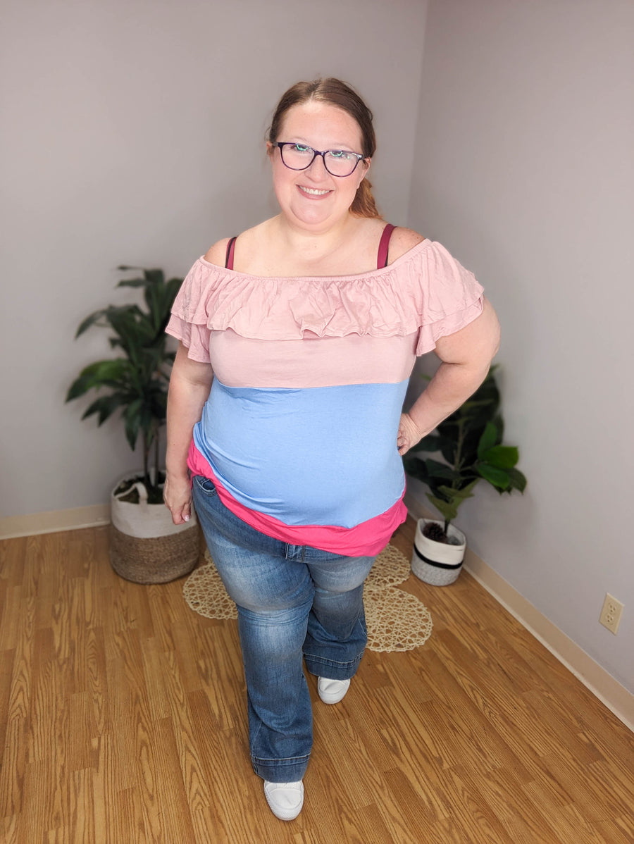 SALE- Summer Vibes Colorblock Dress/Tunic