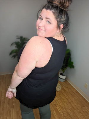 Flirty Front Strappy Tunic Tank (2 COLORS)