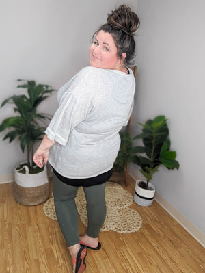 SALE- Slouchy Vibes Oversize French Terry Tunic