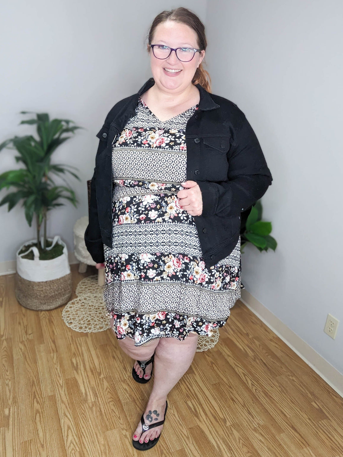 Tribal Meets Floral Woven Dress w/Shorts Dresses WHITE BIRCH 