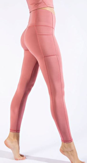 Compression Leggings With Pockets leggings rae mode Brier Rose 1X 