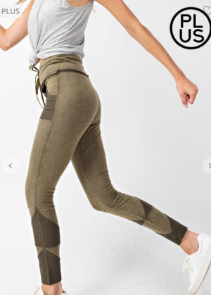 Mineral Wash Legging Fit Joggers *PROMO* loungewear rae mode 