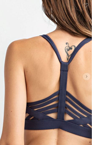 Y Strappy Racerback Sports Bralette bralette rae mode 