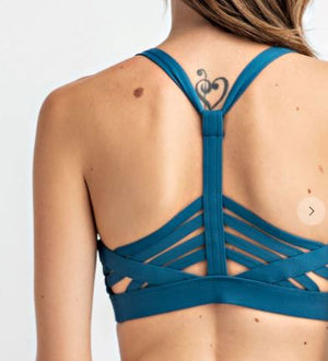 Y Strappy Racerback Sports Bralette bralette rae mode 