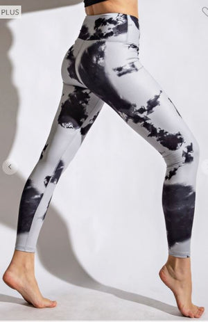 Bright Days High Waisted Tiedye Leggings leggings rae mode 