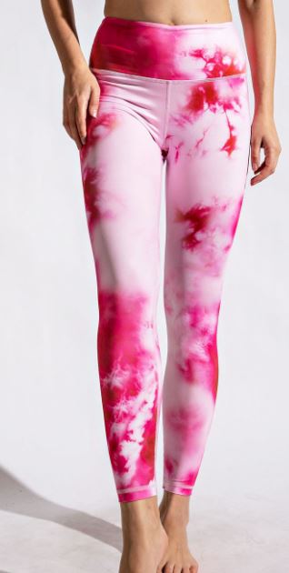 Bright Days High Waisted Tiedye Leggings