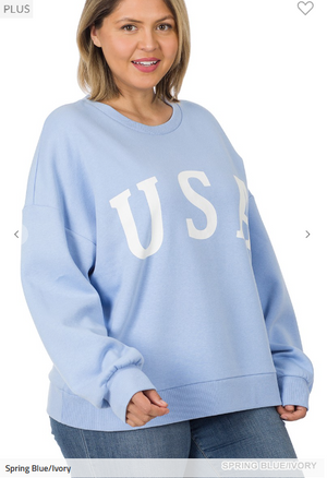 USA Relaxed Fit Sweatshirt