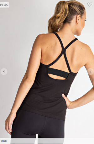 SALE- Bra Free Babes Padded Athletic Tank