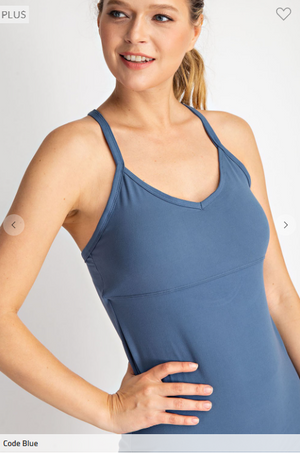 SALE- Bra Free Babes Padded Athletic Tank