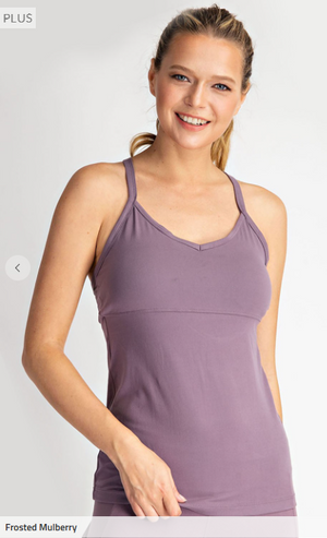 SALE- Bra Free Babes Padded Athletic Tank