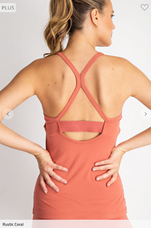 SALE- Bra Free Babes Padded Athletic Tank