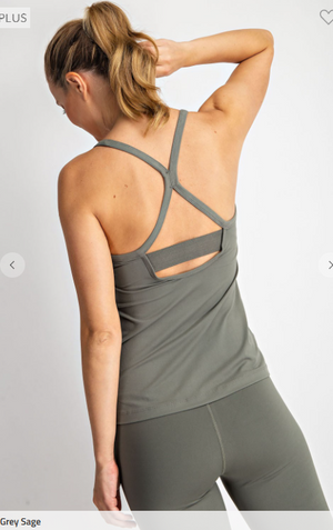 SALE- Bra Free Babes Padded Athletic Tank