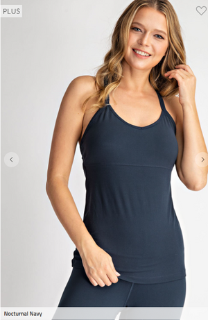 SALE- Bra Free Babes Padded Athletic Tank
