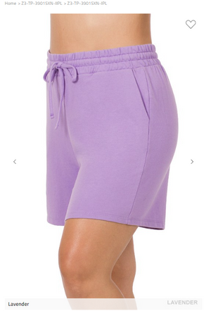 SALE- Lazy Days French Terry Drawstring Shorts *PROMO*