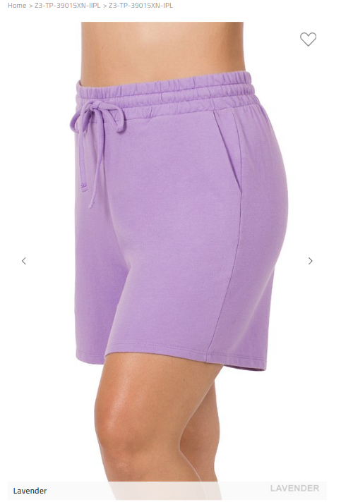 SALE- Lazy Days French Terry Drawstring Shorts *PROMO*