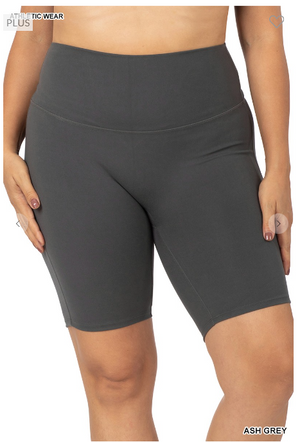 Athletic High Waisted "No Crotch Seam" Biker Shorts