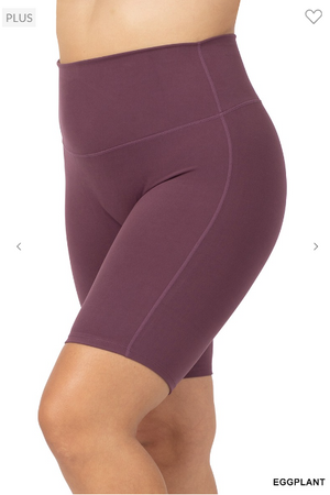 Athletic High Waisted "No Crotch Seam" Biker Shorts