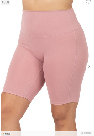 Athletic High Waisted "No Crotch Seam" Biker Shorts