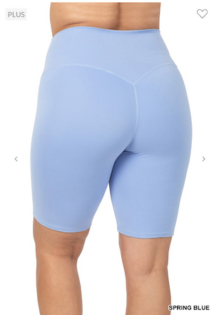 Athletic High Waisted "No Crotch Seam" Biker Shorts