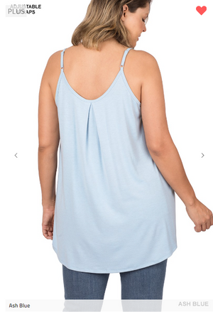 Vibe & Flow Pleated Tank
