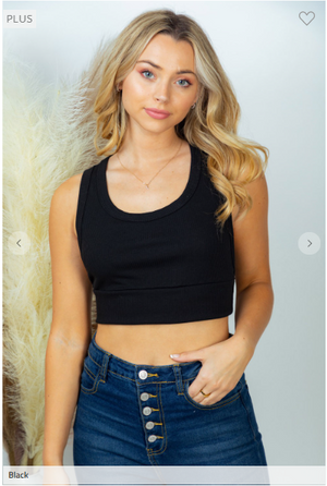 Cropped X Back Top/Bralette