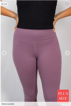 SALE- Such a Stitch Solid Color Side-Stitched Leggings