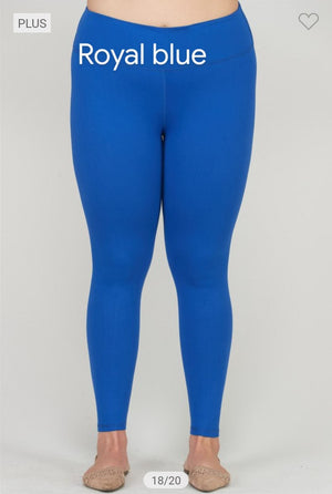 High Waist Boutique Butter Leggings (more colors!) leggings Stacked - Fashion for Curves 
