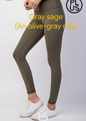 High Waist Boutique Butter Leggings (more colors!) leggings Stacked - Fashion for Curves 