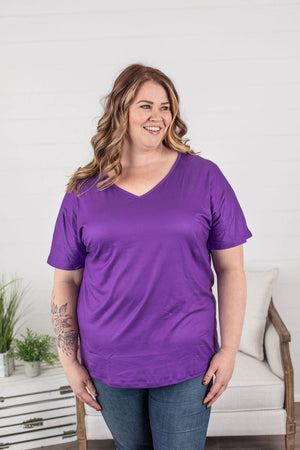 BRUSHED + BREEZY RELAXED TEE (SOLIDS) SHORT SLEEVE TOPS Michelle Mae 