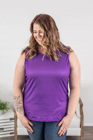 BRUSHED + BREEZY SOLID TANKS tank MICHELLE MAE 
