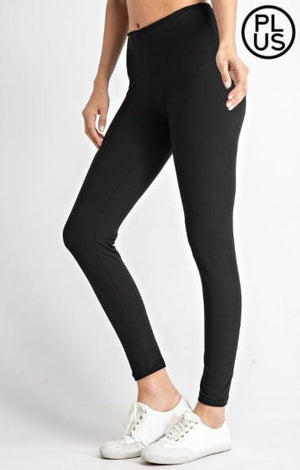 High Waist Boutique Butter Leggings (more colors!) leggings Stacked - Fashion for Curves 