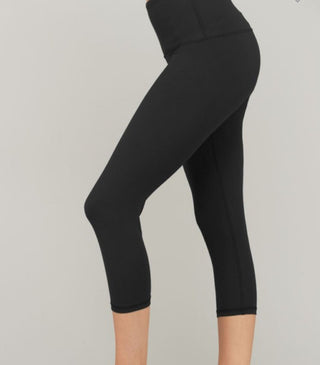 Buttery Soft Capri Length Leggings-8- Legging/Lounge/Bralette-rae mode-Styled by Stacked - A Plus Size Women's Boutique in Lakeville, MN