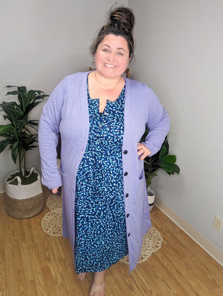 Call It a Tie Button Front Midi Dress (5 colors)-11- Dress/Romp/Jump-Michelle Mae-Styled by Stacked - A Plus Size Women's Boutique in Lakeville, MN