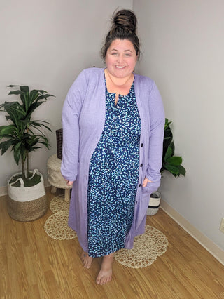Call It a Tie Button Front Midi Dress (5 colors)-11- Dress/Romp/Jump-Michelle Mae-Styled by Stacked - A Plus Size Women's Boutique in Lakeville, MN