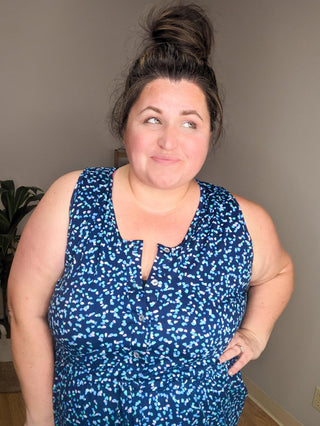Call It a Tie Button Front Midi Dress (5 colors)-11- Dress/Romp/Jump-Michelle Mae-Styled by Stacked - A Plus Size Women's Boutique in Lakeville, MN