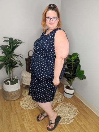 Call It a Tie Button Front Midi Dress (5 colors)-11- Dress/Romp/Jump-Michelle Mae-Styled by Stacked - A Plus Size Women's Boutique in Lakeville, MN