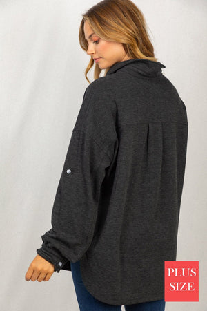 By the Fire Softest Shirket LONG SLEEVE TOPS WHITE BIRCH 