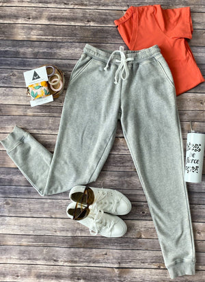 Premium Joggers- Gray Vintage Wash loungewear Michelle Mae 
